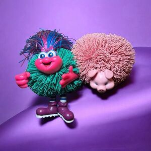 Vintage Koosh Lings Bendable Buddies Koosh Ball Hasbro Millennial Toy 2 Total